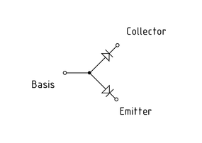 Circuito equivalente de un transistor