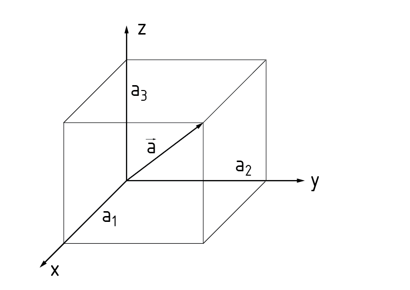 Vector in the Cartesian coordinate system