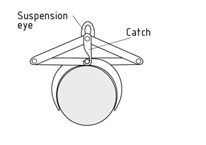 Grab for round general cargo